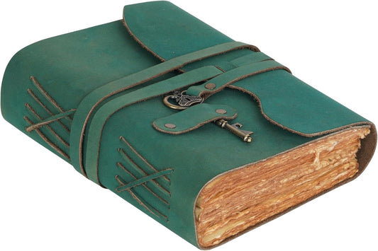 Handmade Vintage Leather Journal - Premium Quality Bound Book
