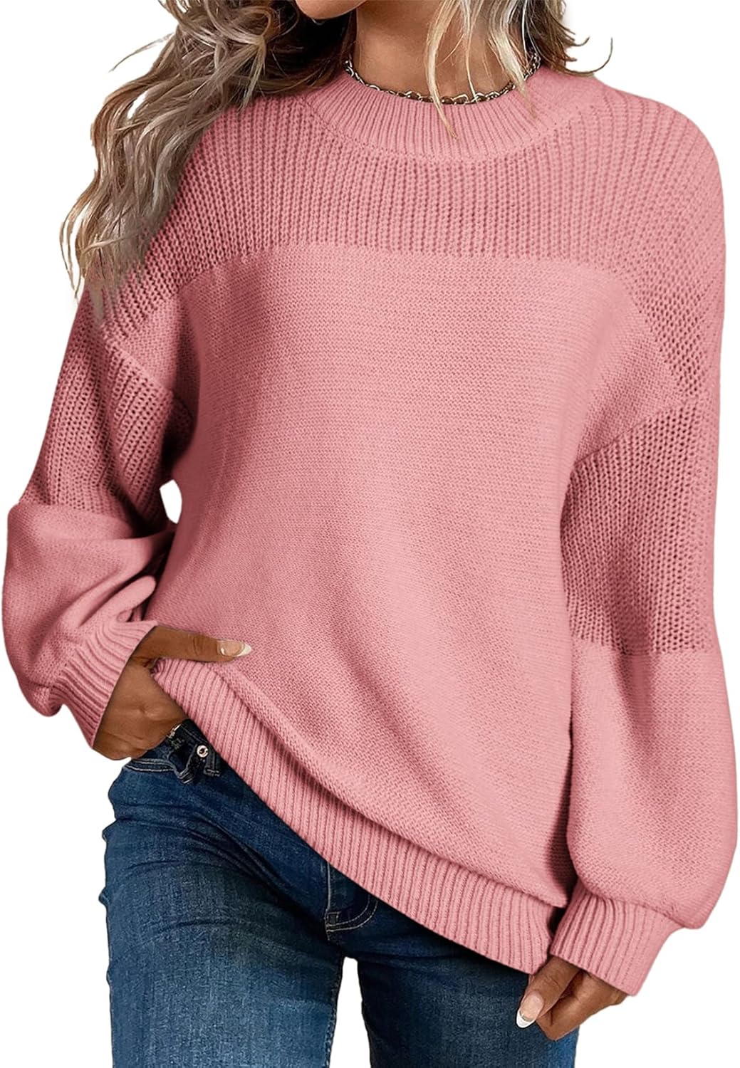 Dokotoo Women's Casual Long Sleeve Sweaters for Chic Style