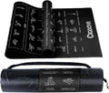 Instructional Travel Yoga Mat with 75 Poses for Beginners