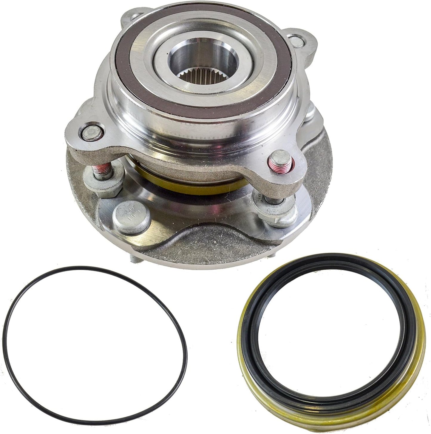 TRQ Front Wheel Bearing & Hub Assembly for Toyota Sequoia & Tundra