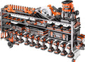 49.8 in Large Power Tool Organizer Wall Mount - Heavy Duty Garage Rack