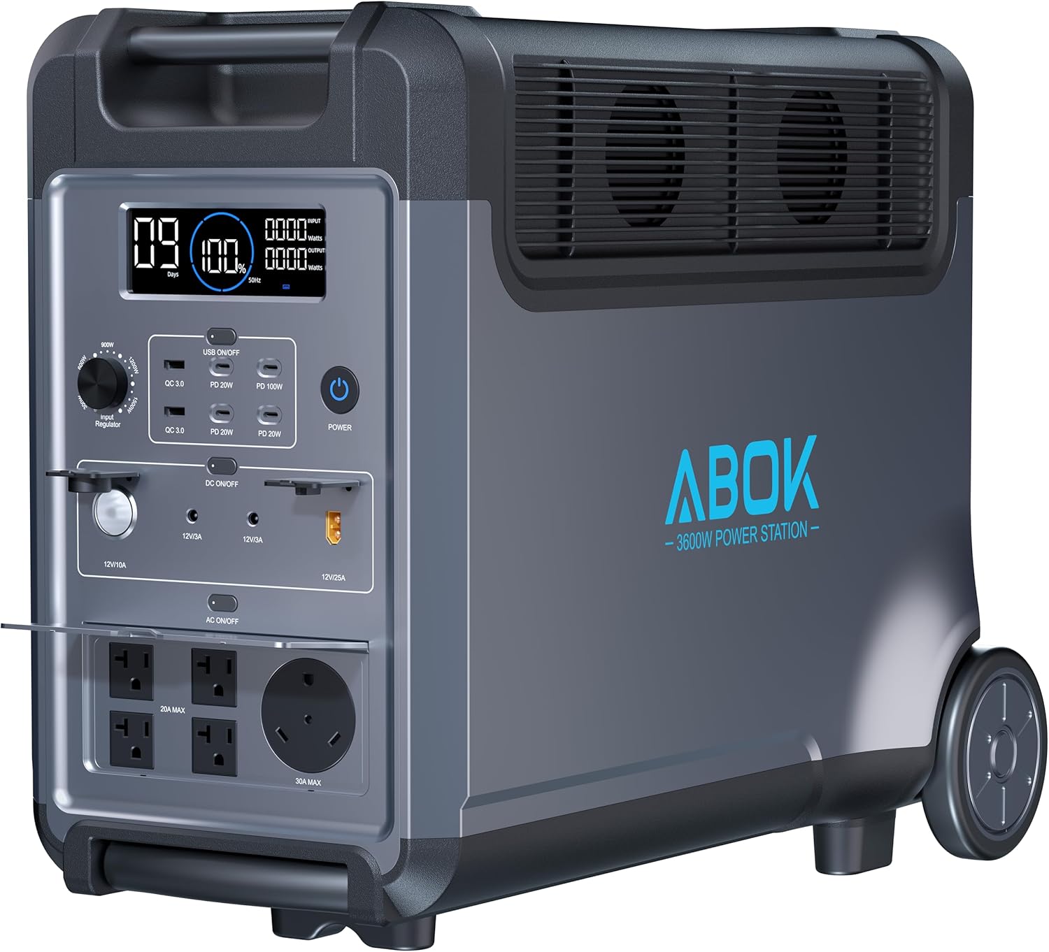 Portable Power Station 3840Wh LiFePO4 Battery for All Needs