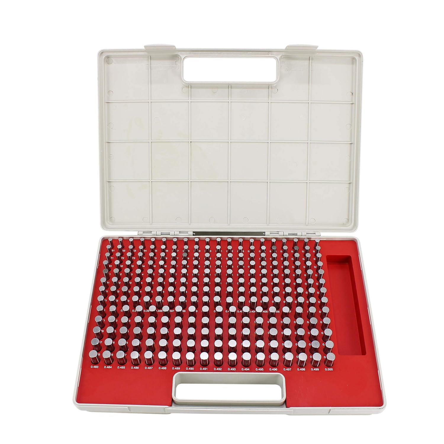 TEXALAN Steel Pin Gage Set 250pcs for Precision Measurement