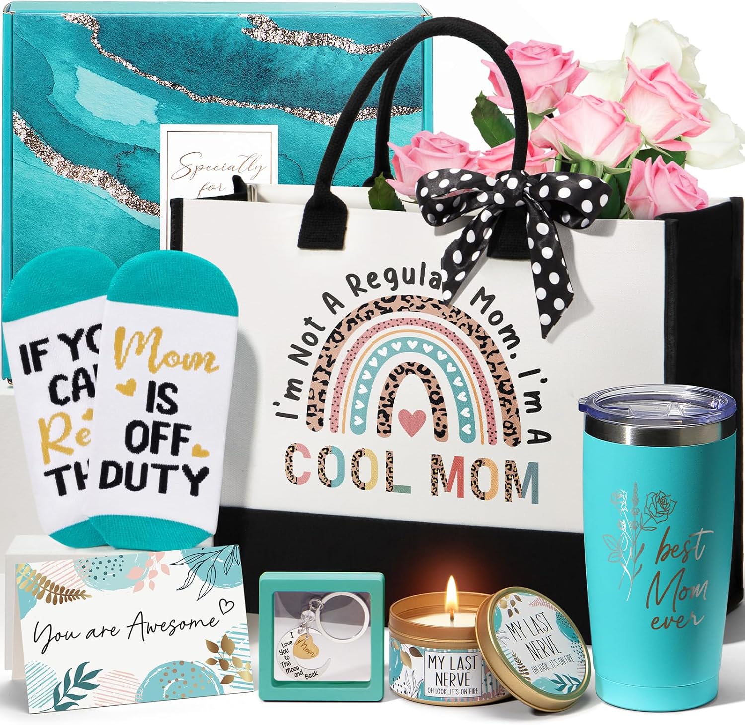 Best Mom Gifts Basket for Mothers Day Birthday Gifts for Mom