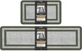 Mattitude Kitchen Mats Set of 2 Cushioned Rugs - Anti-Fatigue Support