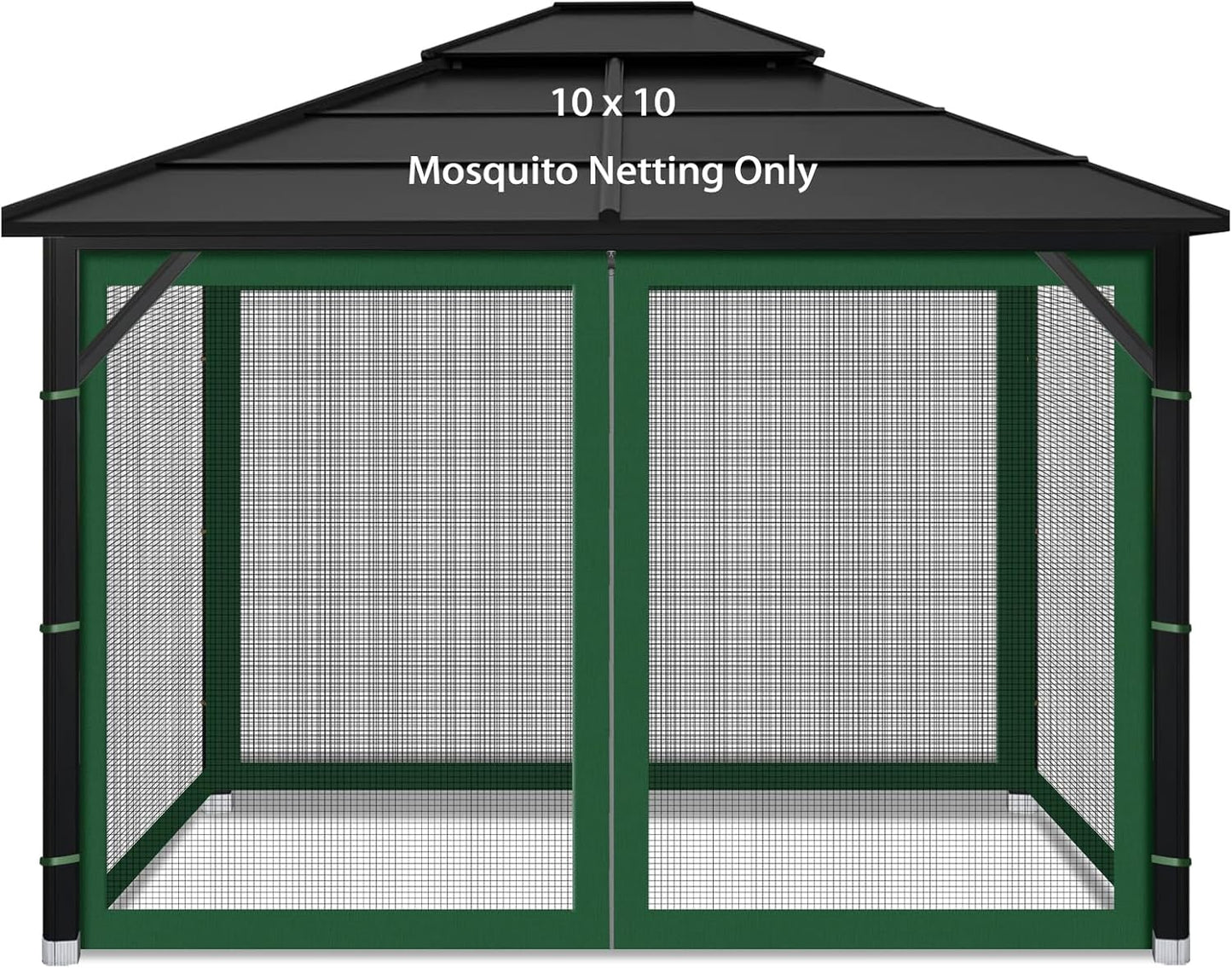 Gazebo Replacement Mosquito Netting for Outdoor Canopy 10x10