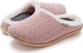 WHITIN Women Arch Support Fuzzy Knitted Slipper - Warm Slip On Comfort