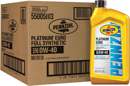 Pennzoil Platinum Euro Full Synthetic 0W-40 Motor Oil Review