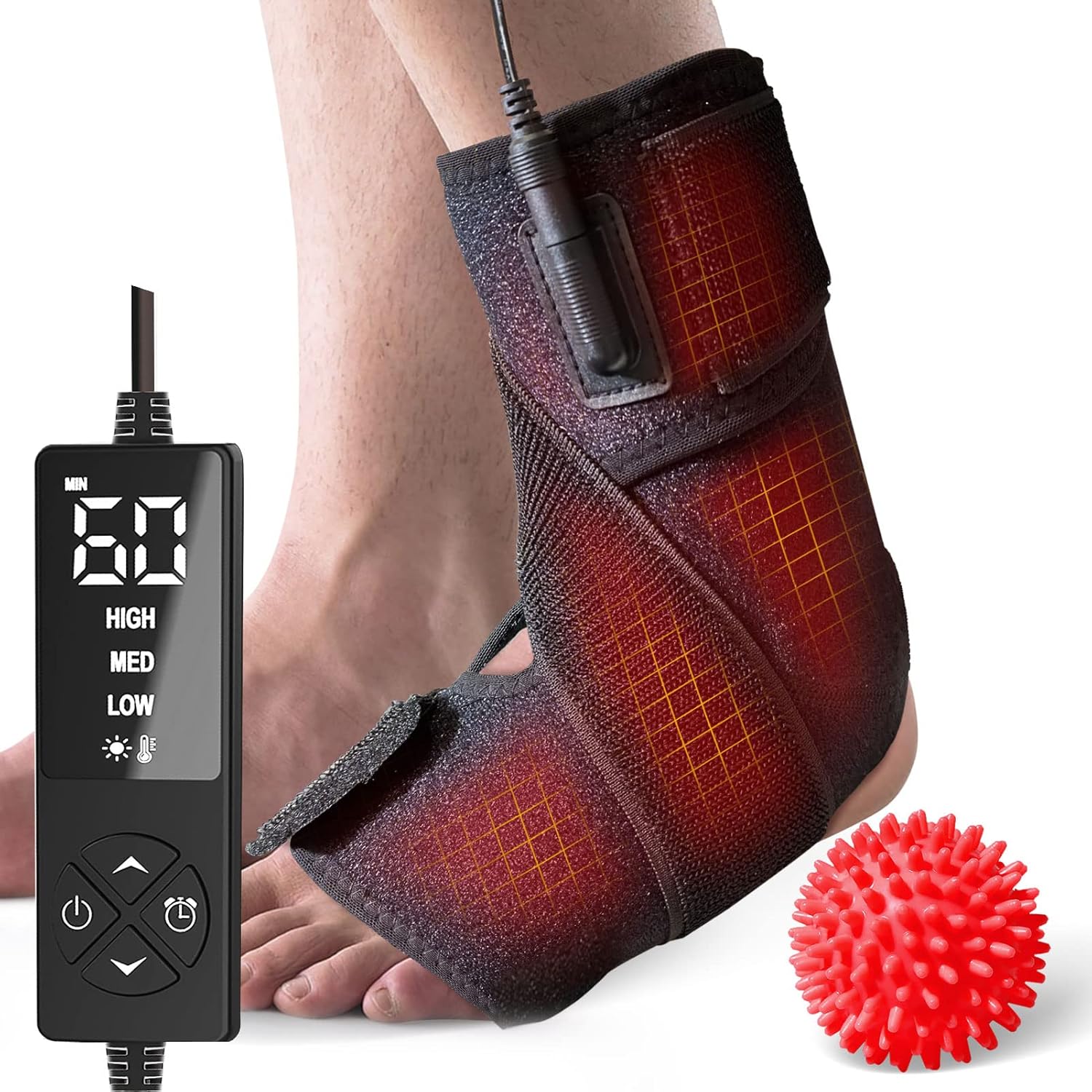 Sticro Ankle Heating Pad for Achilles Tendonitis Relief and More