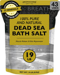 Dead Sea Salt Spa Bath Salt 19 Lbs Fine Grain - Resealable Pack
