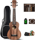 Caramel 21ft Soprano Acacia KOA Ukulele CS207 - Starter Kit