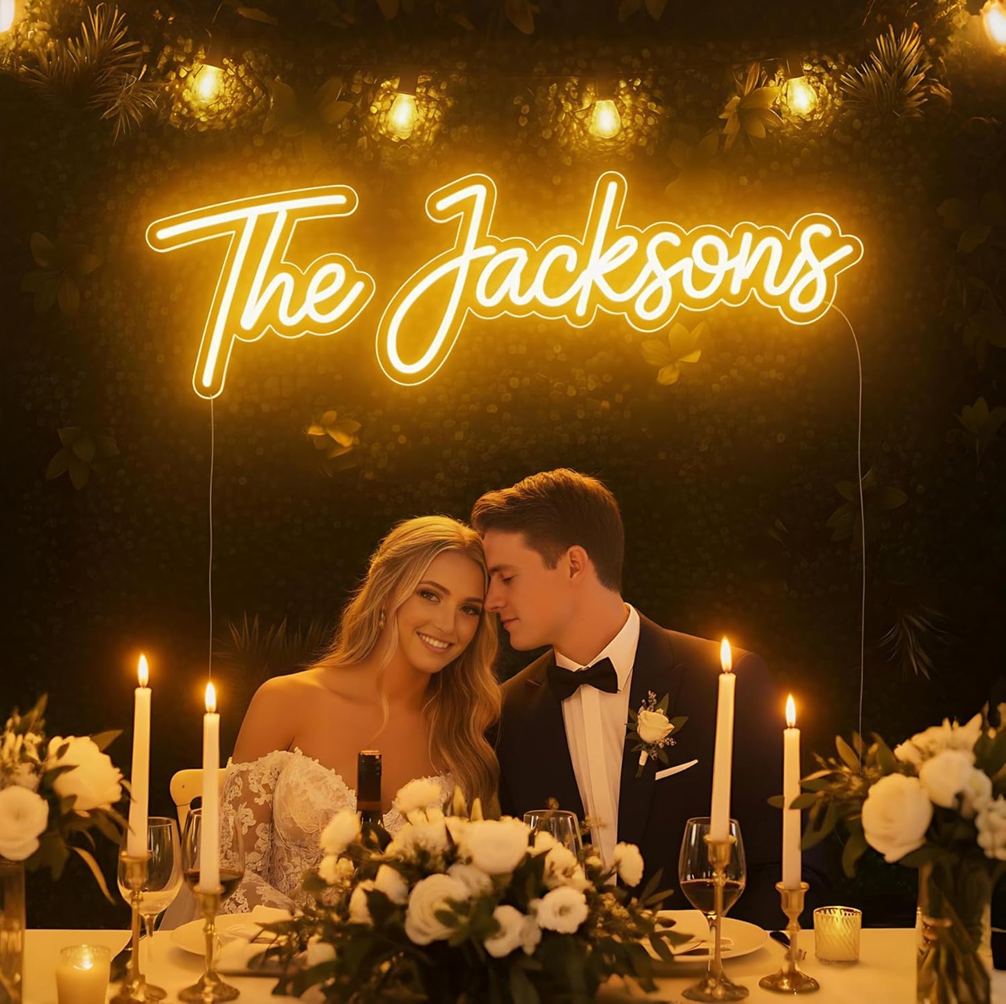 Custom Wedding Neon Sign for Unique Wedding Decor and Memories