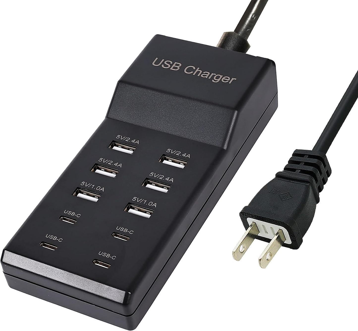 Power Up 10 Devices Fast! 50W USB Charger Station