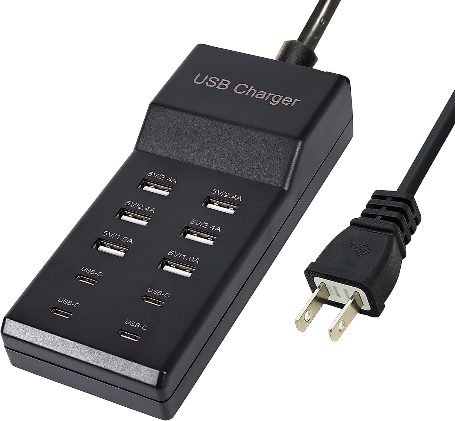 Power Up 10 Devices Fast! 50W USB Charger Station