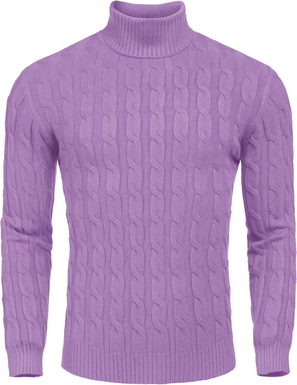 Men's Slim Fit Turtleneck Sweater for Casual and Smart Looks