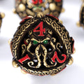 Soar Forge Metal Dice Set for DND - Round Hollow Cthulhu Orbs