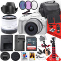 Canon EOS R50 Mirrorless Camera Bundle (White) - Compact 4K Vlogging