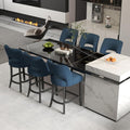 Modern Counter Height Bar Stools Set of 6 for Dining Room