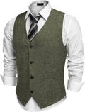 COOFANDY Men's Casual Business Vest Slim Fit Waistcoat - Versatile cut