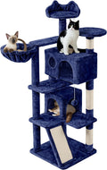 57 in Cat Tree Multi-Level Tower for Small Cats - Cozy Perches