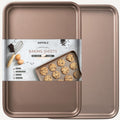 Nonstick Non-Toxic 18-inch Half Baking Sheet 2-Pack - Extra Thick