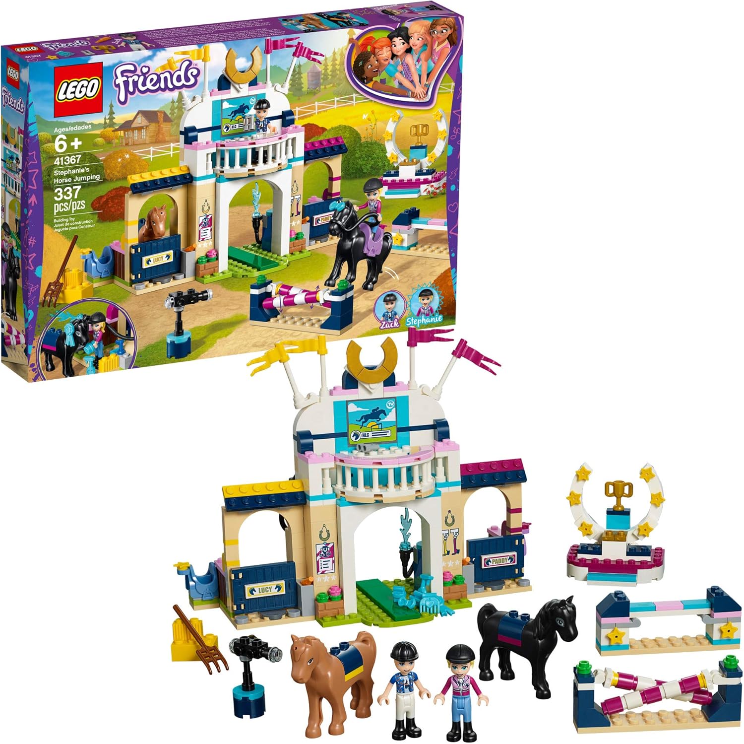 Build Stephanie's Horse Jumping Fun!