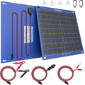 12V 30W Solar Panel Battery Charger - Portable Waterproof Trickle