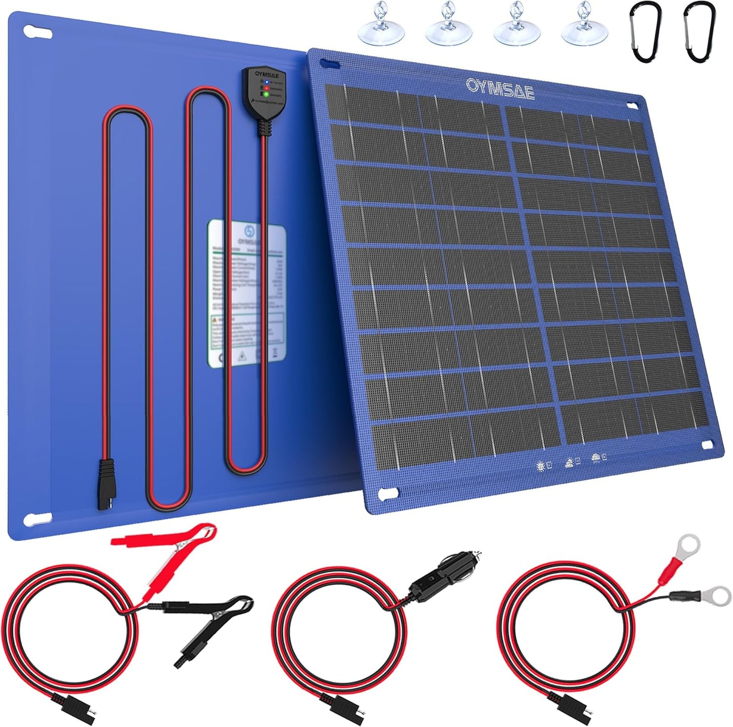 OYMSAE 30W 12V Solar Panel Battery Charger for Car and RV