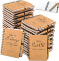Christian Gift Set Spiral Notebooks and Bible Verse Pens - Bulk 50
