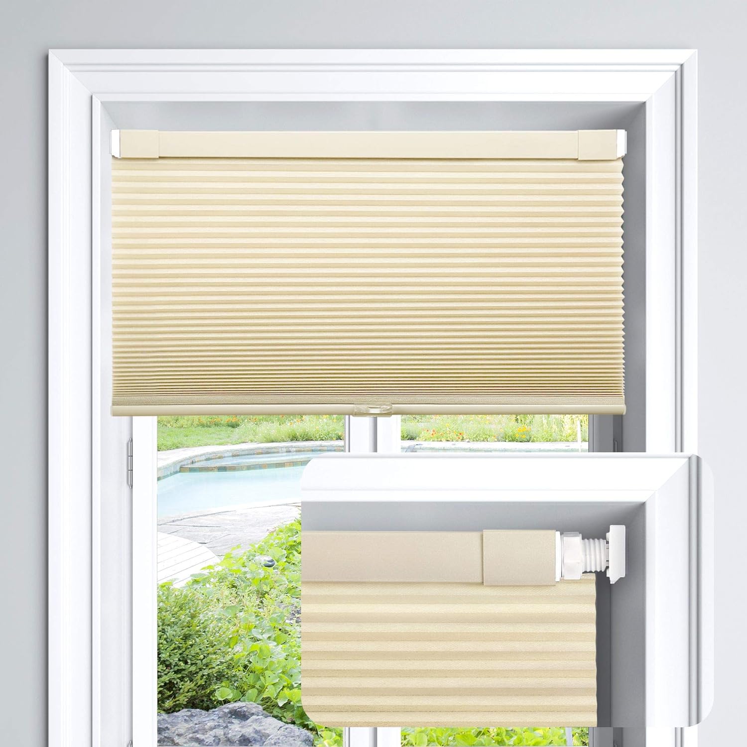 LazBlinds Cordless Cellular Shades for Easy Installation and Style