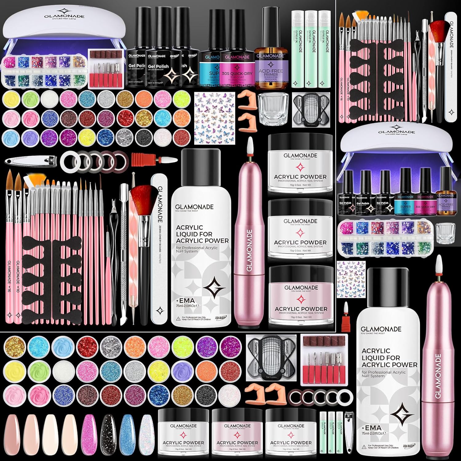 Professional Acrylic Nail Kit for Beginners with Everything You Need