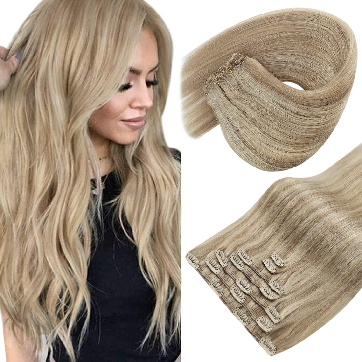 Sunny Hair Clip in Hair Extensions for Natural Look and Comfort