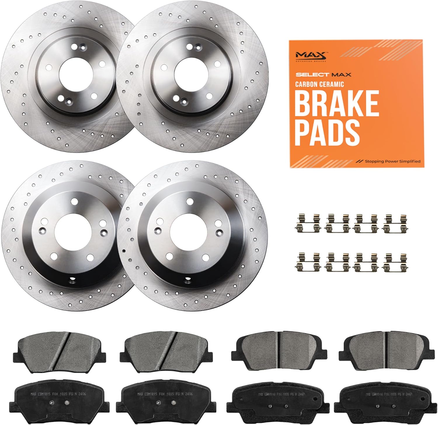 Max Advanced Brakes StyleMAX Brake Kit for Hyundai Santa Fe Sport
