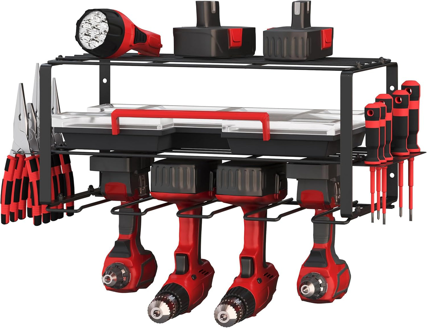 Stalwart 3-Tier Wall Mount Tool Organizer
