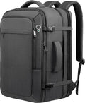 Carry on Backpack 50L Expandable Travel Bag for Men Black