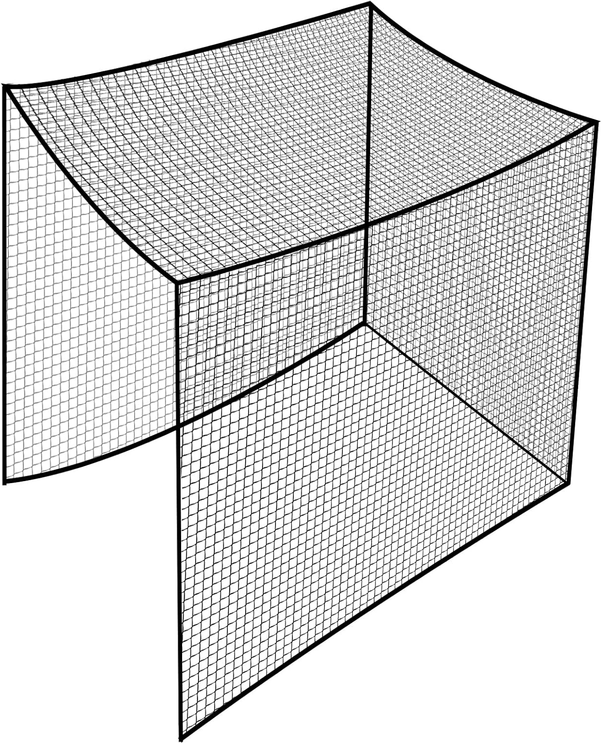 10x10 Golf Batting Cage Netting for Backyard Practice