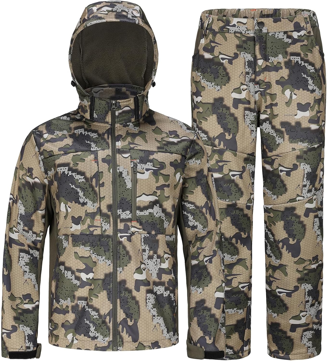 UIIHUNT Hunting Clothes for Men: Silent Water Resistant Jacket