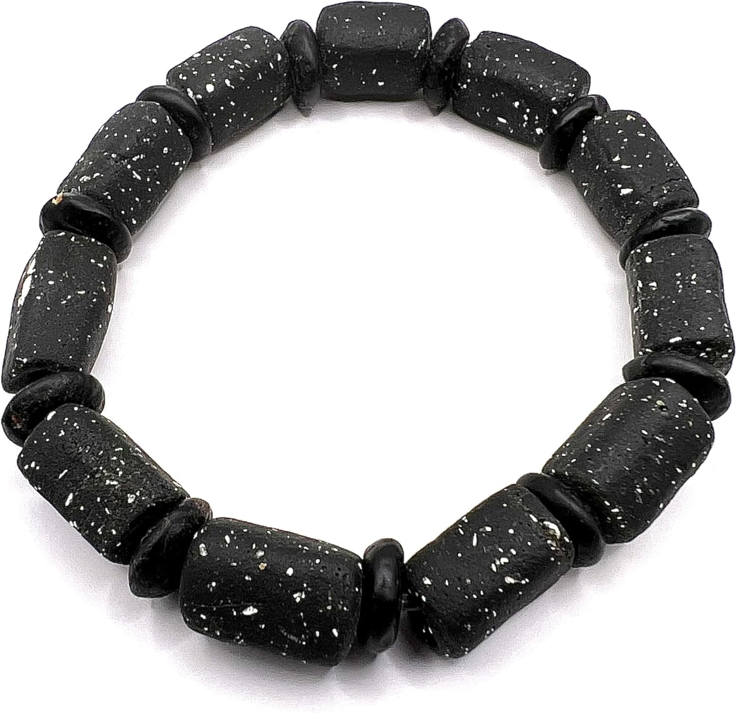 Ghanaian Handmade Powder Glass Trade Bead Bracelet for All Occasions