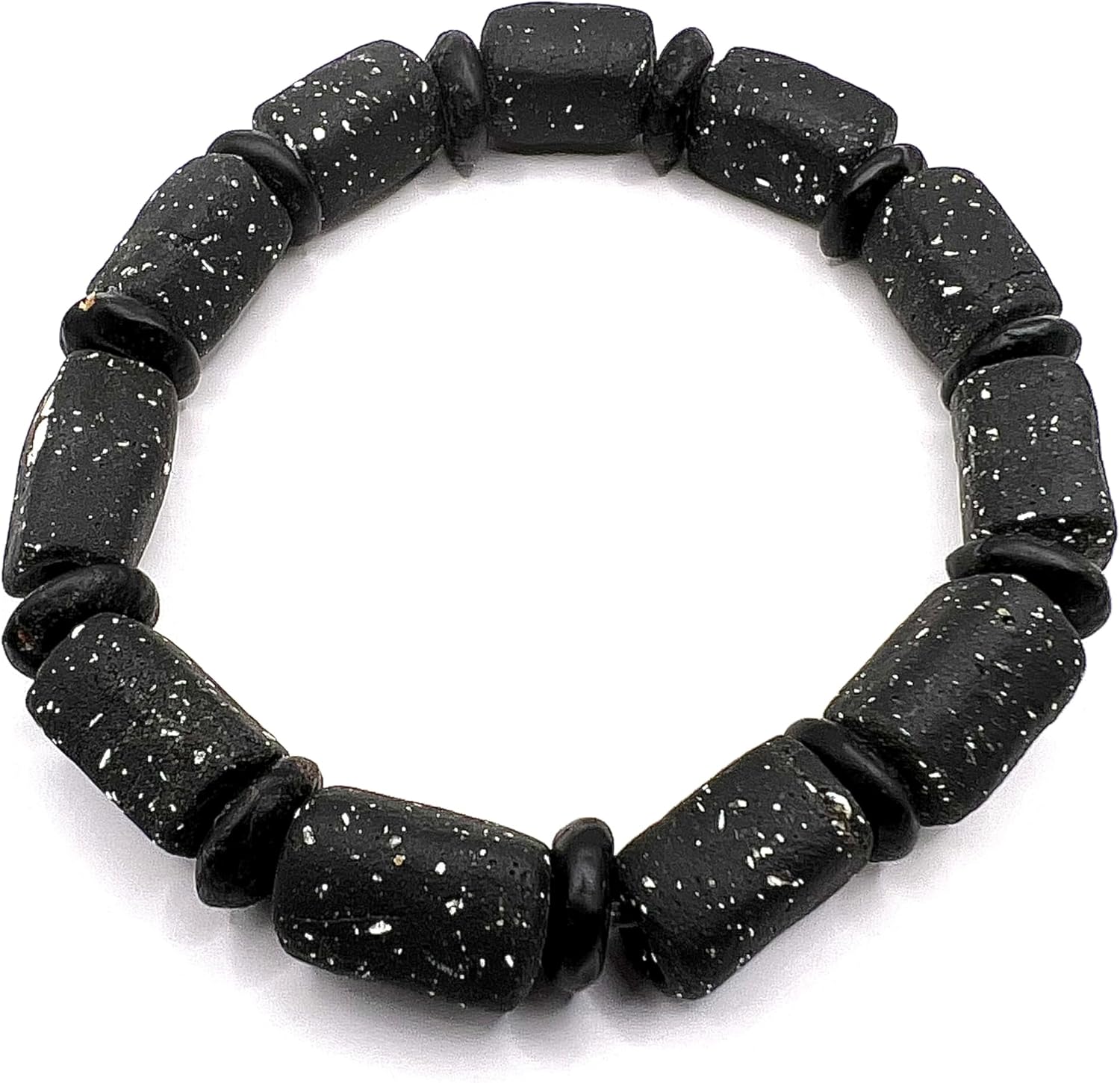 Ghanaian Handmade Powder Glass Trade Bead Bracelet for All Occasions