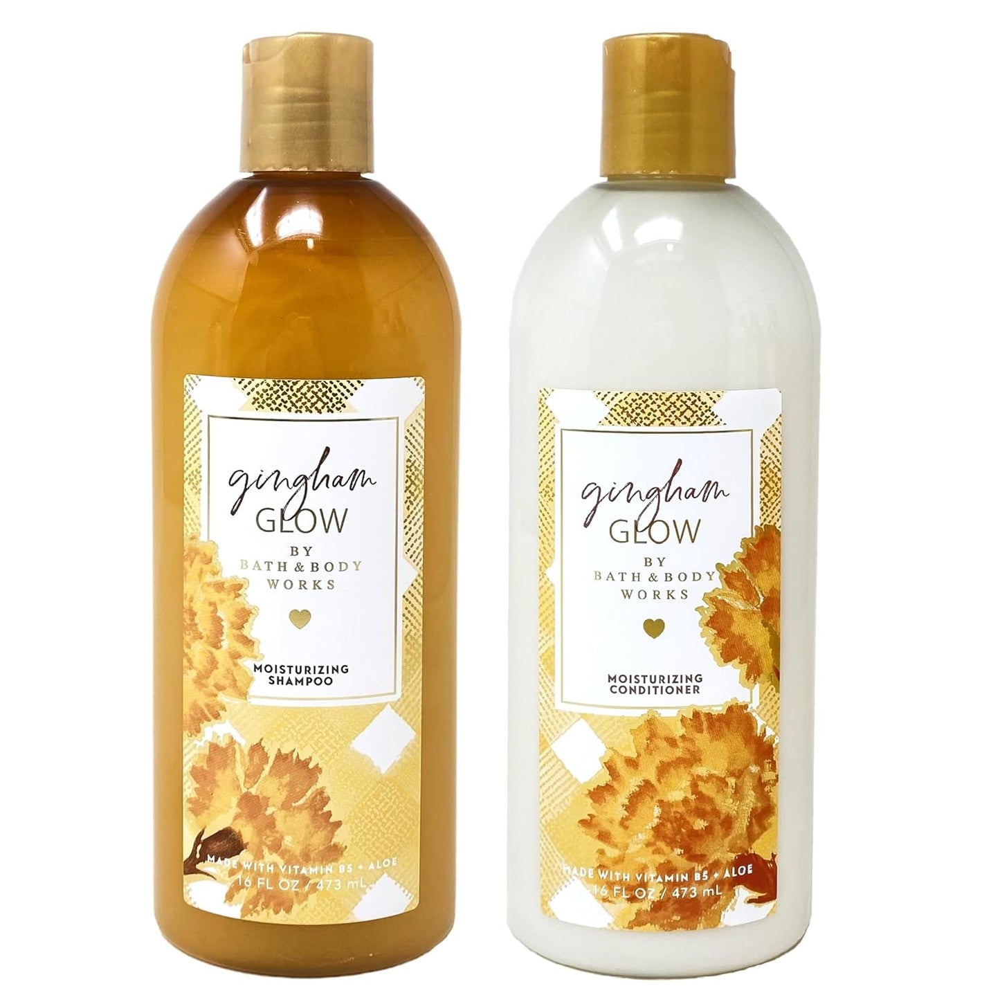 Gingham Glow Haircare Set - Full Size, Radiant Shine