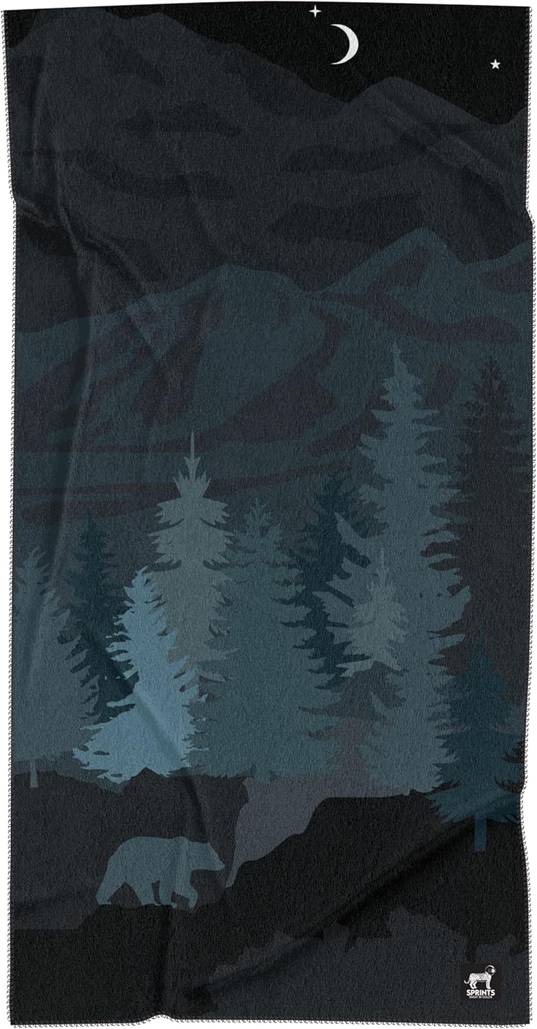 Sprints Athletic Running Towel - Full-Sized Performance Microfiber