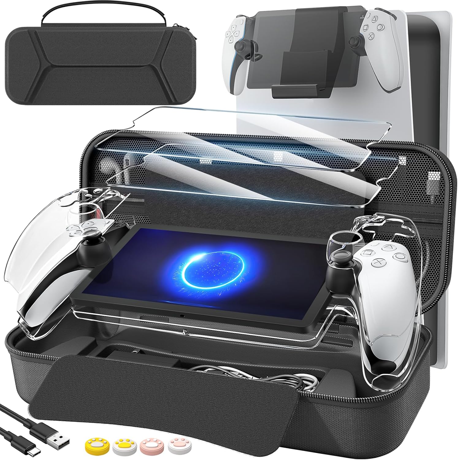 14 in 1 Accessories Set for PS Portal Remote Player Protection