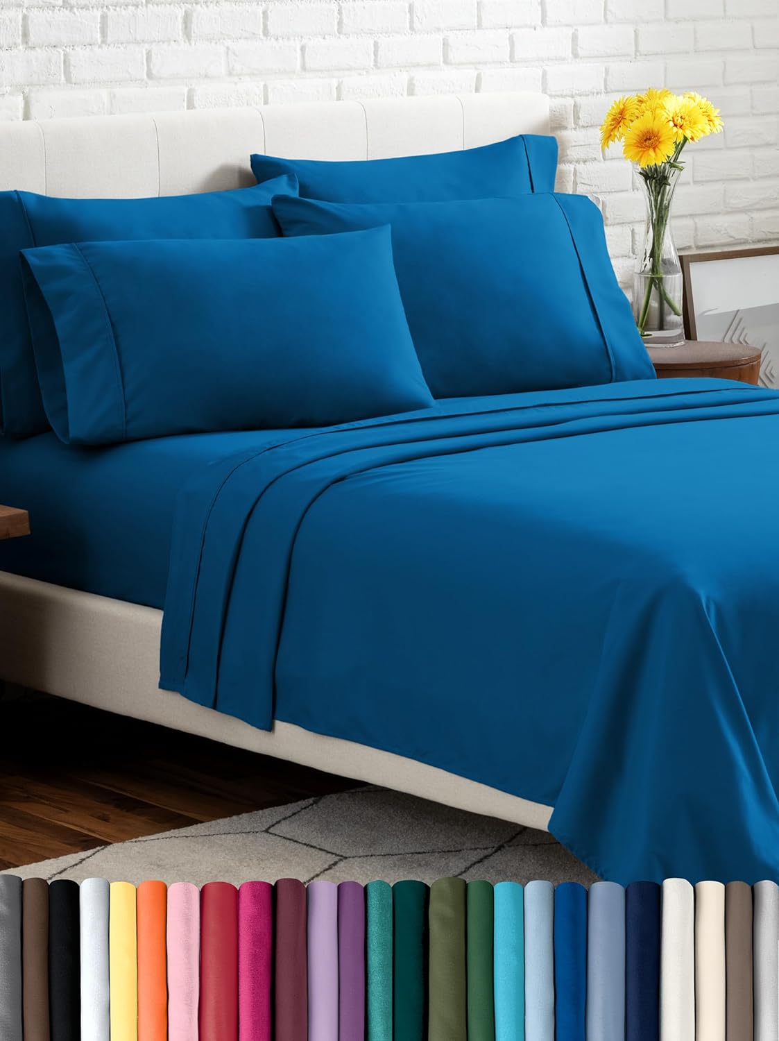 Bare Home Hotel Luxury Twin Sheet Set - Extra Soft & Deep Pockets