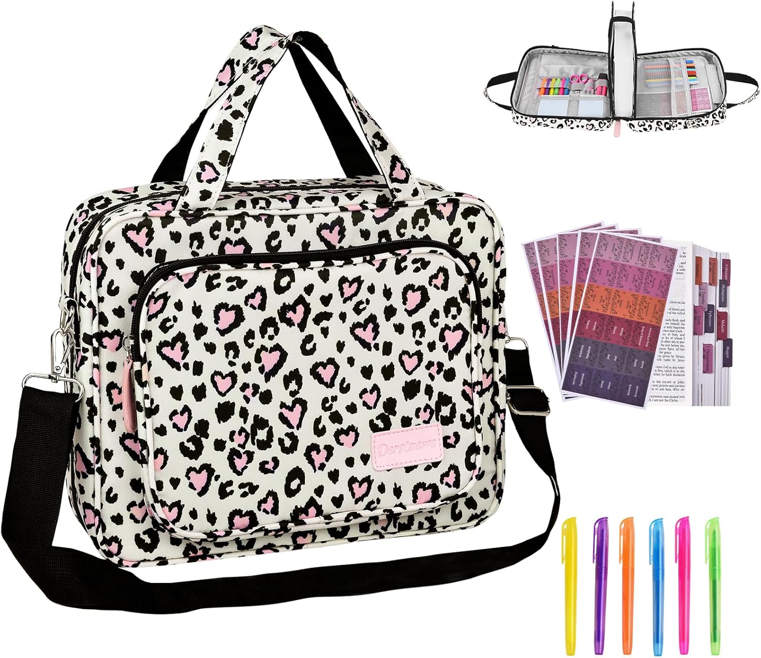 Stylish & Durable Bible Cover Case for Women with Handle