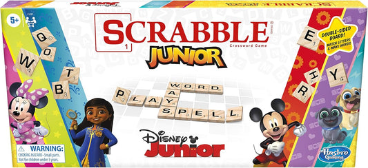 Disney Junior Scrabble: Double-Sided Word Game | Ages 5+