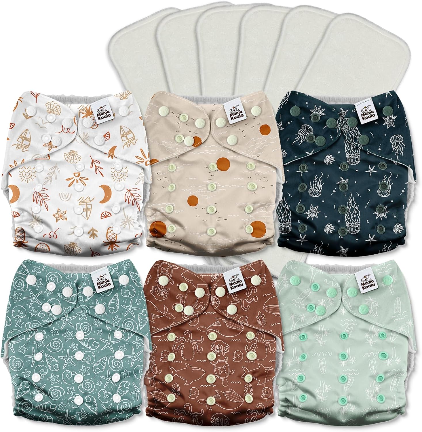 Mama Koala 3.0 Cloth Diapers - Slim Fit and Ultimate Absorbency