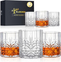 Durable Plastic Whiskey Glasses - Set of 6