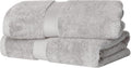 Soft and Absorbent Egyptian Cotton Bath Towel Set of 2 for Home Use