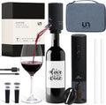Rechargeable Electric Wine Opener Set with Aerator - Easy Pouring