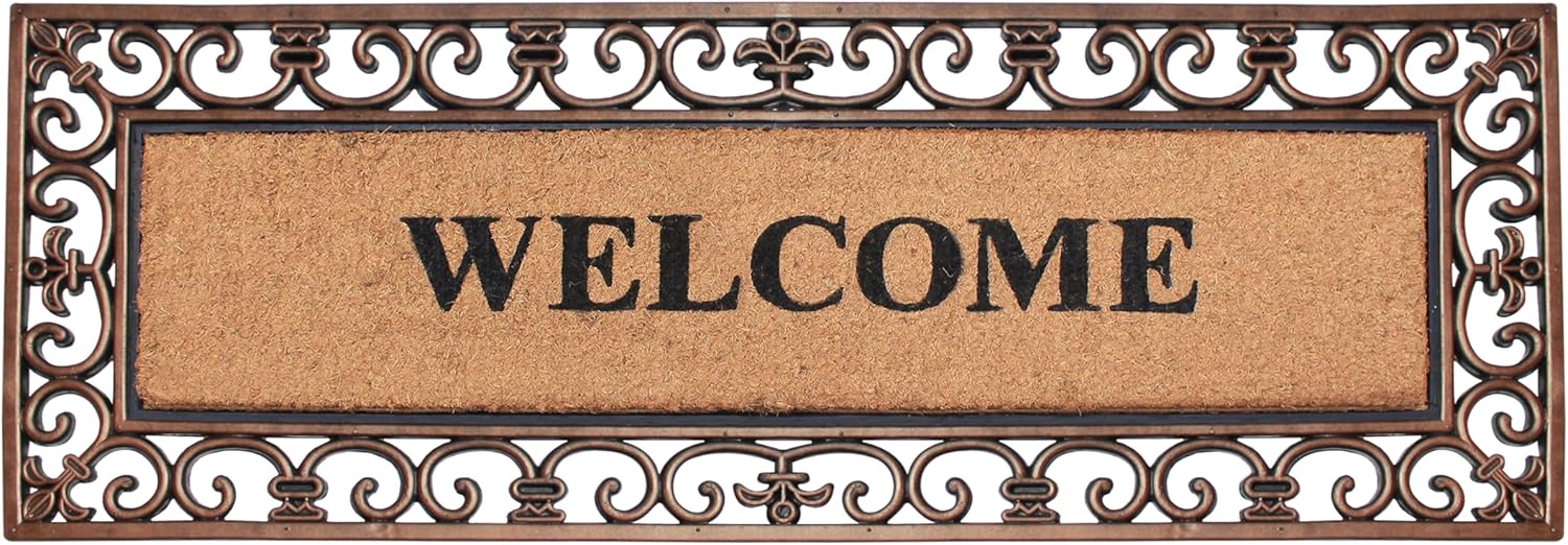 Natural Coir and Rubber Large Door Mat for Heavy Duty Use